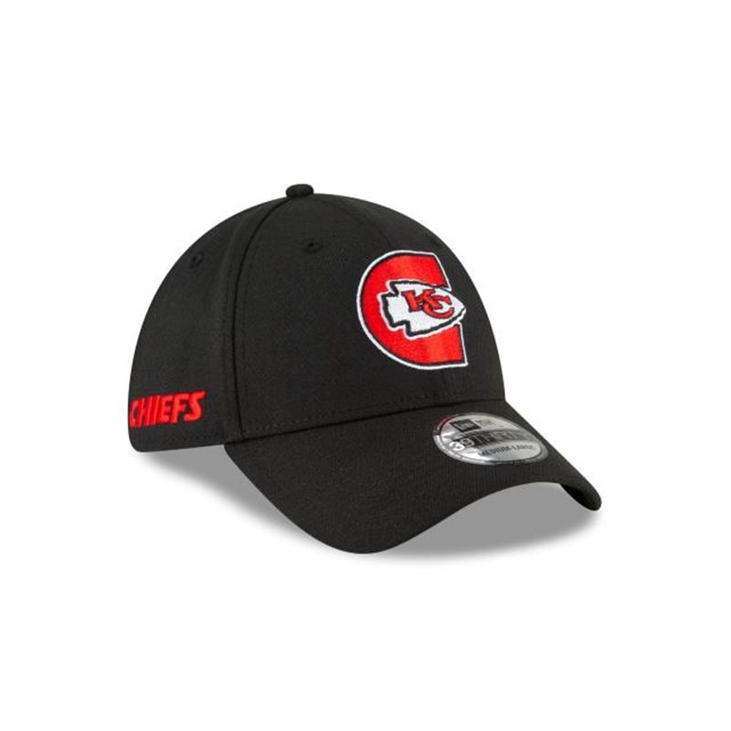 NFL Kansas City Chiefs Logo Mix 39Thirty Stretch Fit (QKN4811) - Red New Era Caps